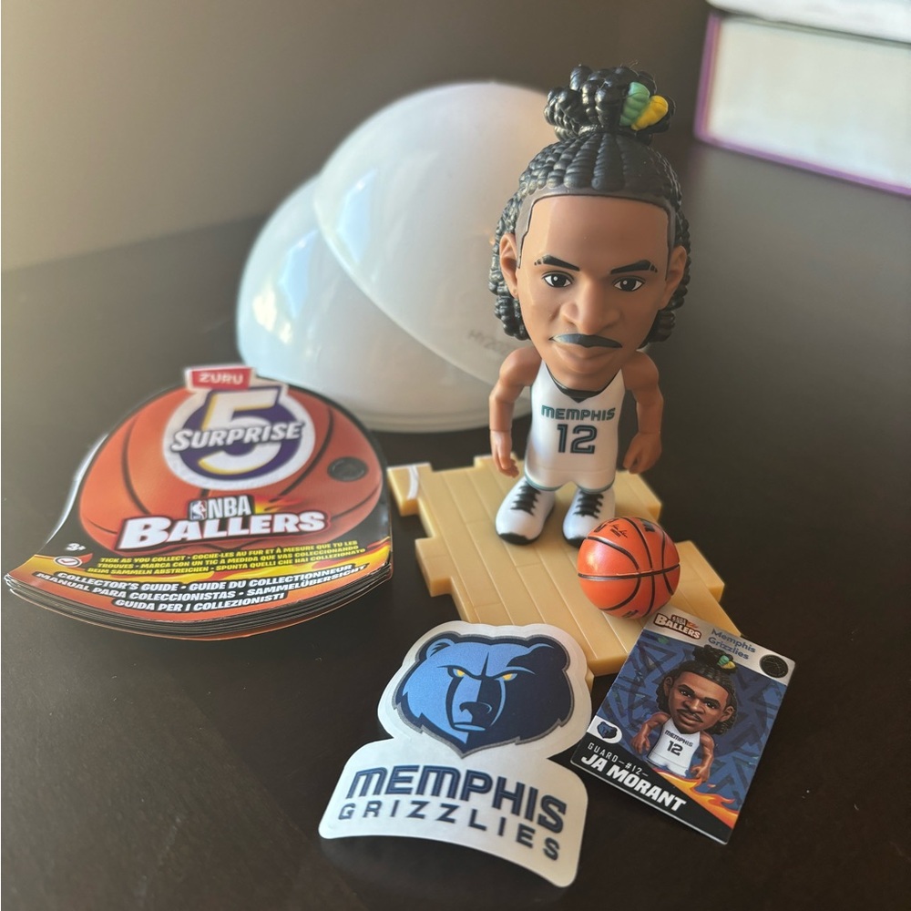 ZURU NBA Ballers 5 Surprise Mystery Figure JA MORANT, Memphis grizzlies